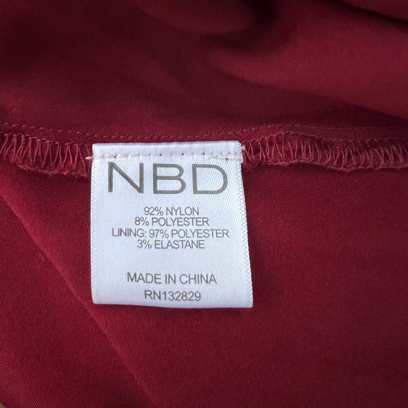 Red Backless NBD Lace Mini Dress Sz Small - Picture 12 of 14